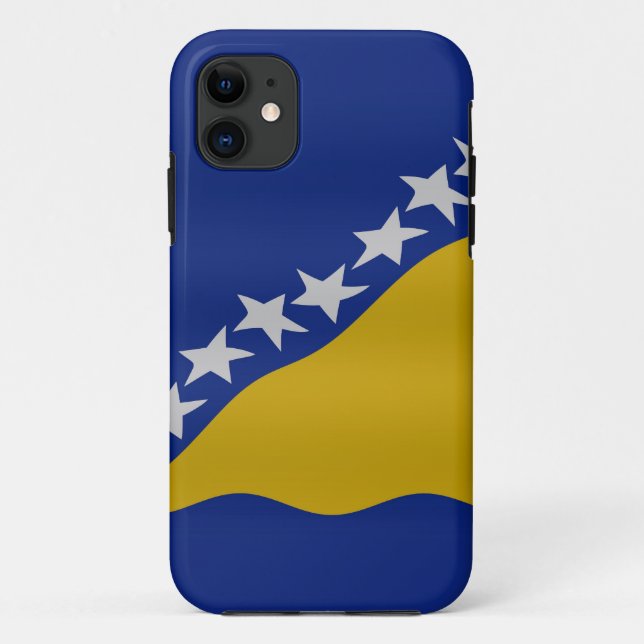 Coques Case-Mate iPhone Drapeau bosnien (Dos)