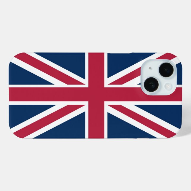 Coques Case-Mate iPhone Drapeau britannique (Verso (horizontal))