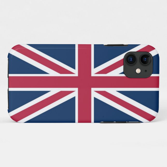 Coques Case-Mate iPhone Drapeau britannique (Dos (Horizontal))