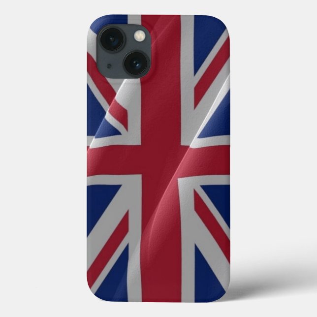 Coques Case-Mate iPhone drapeau britannique flottant - (Verso)