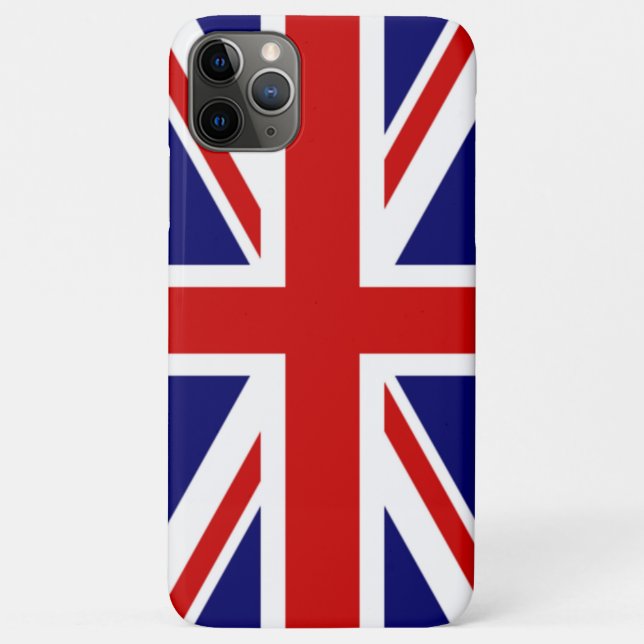 Coques Case-Mate iPhone Drapeau classique de l'Union Jack au Royaume-Uni (Dos)