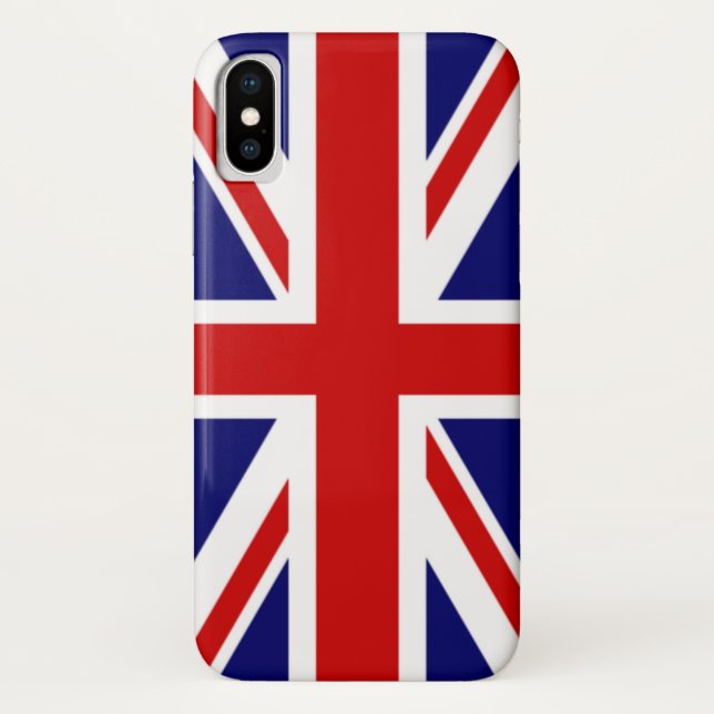 Coques Case-Mate iPhone Drapeau classique du Royaume-Uni (Dos)