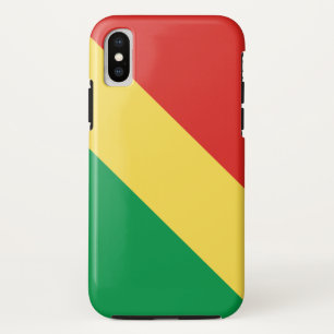 Coque iPhone X Drapeau Congo-Brazzaville