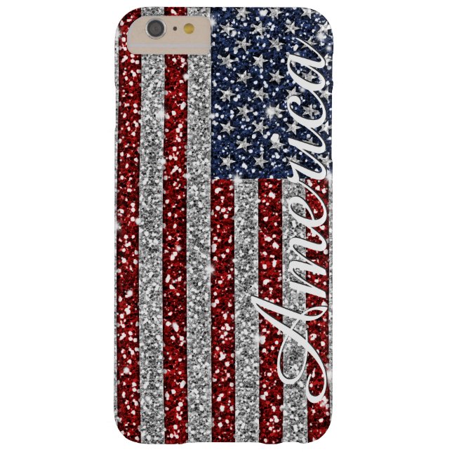 Coques Case-Mate iPhone Drapeau cool tendance Amérique brillant fausse par (Dos)