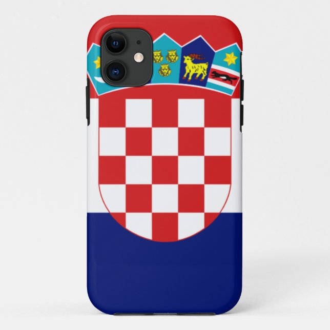 Coques Case-Mate iPhone Drapeau croate - Trobojnica (Dos)