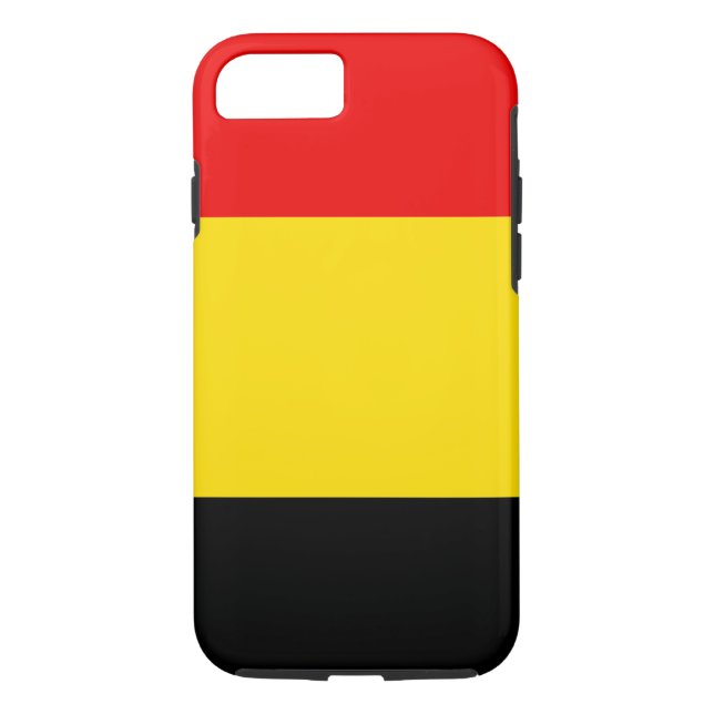 Coques Case-Mate iPhone Drapeau de Belgique (Dos)