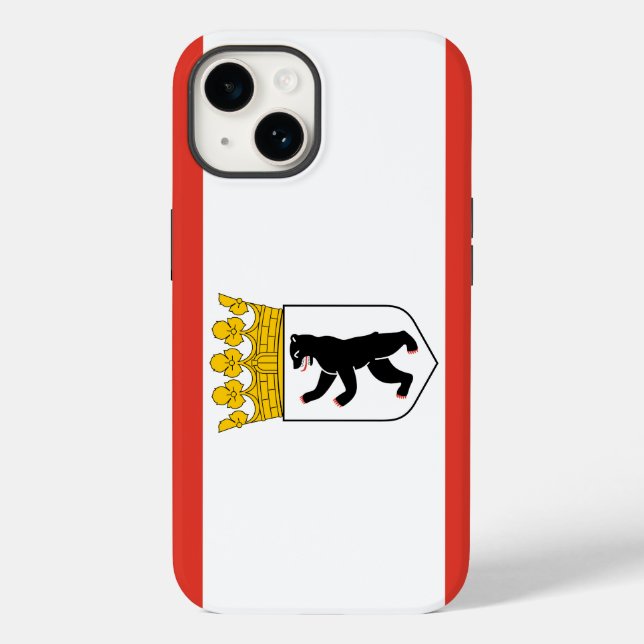 Coques Case-Mate iPhone Drapeau de Berlin (Verso)