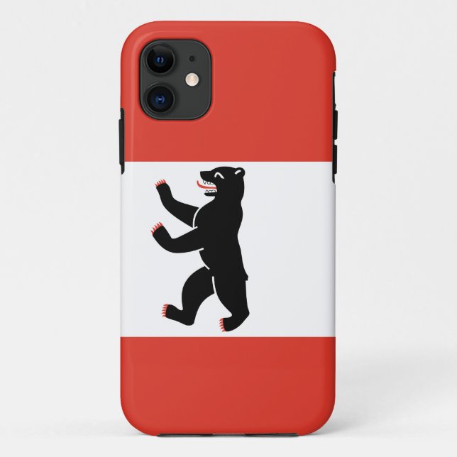 Coques Case-Mate iPhone Drapeau de Berlin Case-Mate iPhone Case (Dos)