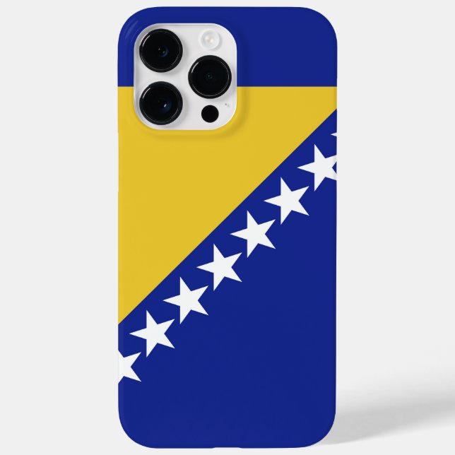 Coques Case-Mate iPhone Drapeau de Bosnie-Herzégovine (Verso)