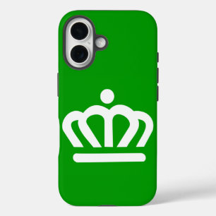 Coque Pour iPhone 16 Drapeau de Charlotte, Caroline du Nord Coque-Mate 