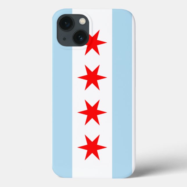Coques Case-Mate iPhone Drapeau de Chicago (Verso)
