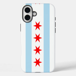 Coques iPhone 16 Plus Drapeau de Chicago, Illinois