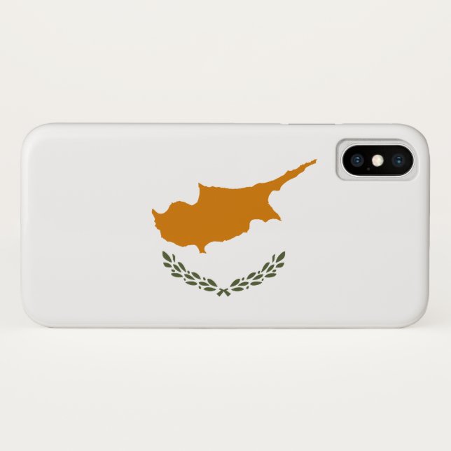 Coques Case-Mate iPhone Drapeau de Chypre (Chypre grecque) (Dos (Horizontal))