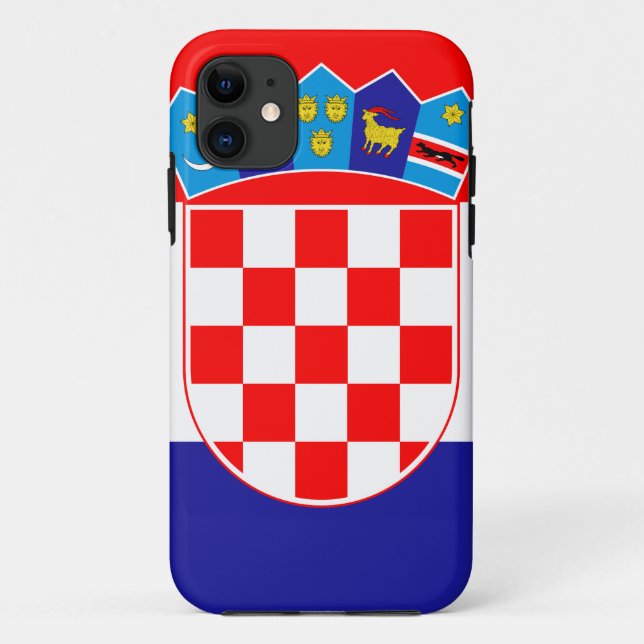 Coques Case-Mate iPhone Drapeau de Croatie (Dos)