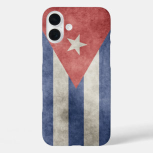 Coques iPhone 16 Plus Drapeau de Cuba Grunge
