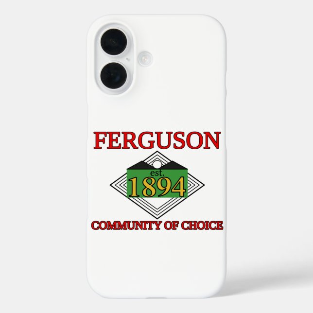 Coques Case-Mate iPhone Drapeau de Ferguson, Missouri (Verso)