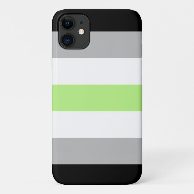 Coques Case-Mate iPhone Drapeau de fierté agender (Dos)