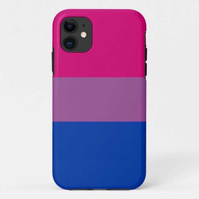 Coques Case-Mate iPhone Drapeau de fierté bisexuel (Dos)