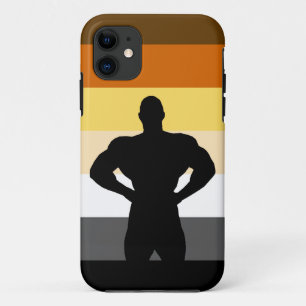 Coque Case-Mate Pour iPhone Drapeau de fierté de l'ours musclé