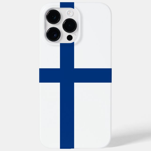 Coques Case-Mate iPhone Drapeau de Finlande (Verso)