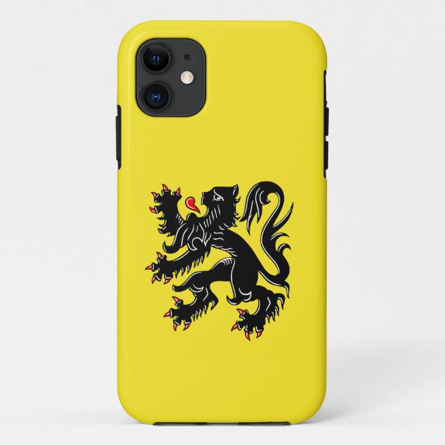 Coques Case-Mate iPhone Drapeau de Flandre (Dos)