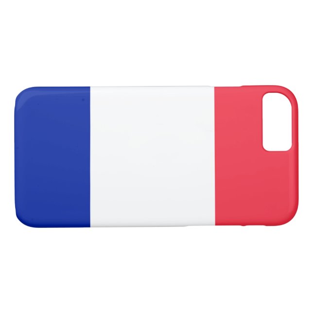 Coques Case-Mate iPhone Drapeau de France (Dos (Horizontal))