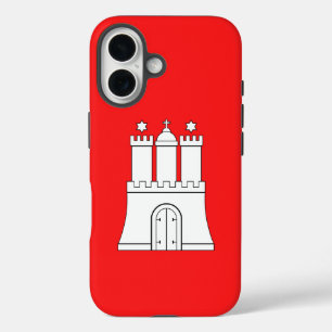 Coque Pour iPhone 16 Drapeau de Hambourg
