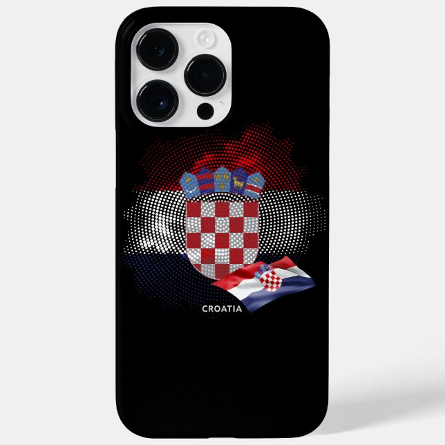 Coques Case-Mate iPhone Drapeau de la Croatie (Verso)