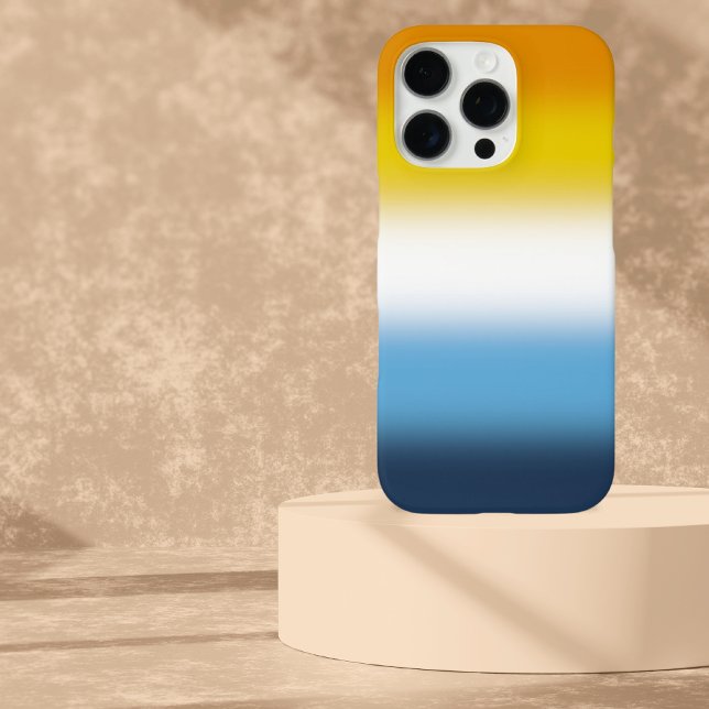 Coques Case-Mate iPhone Drapeau de la fierté AroAce Gradient - Drapeau Aro (Créateur téléchargé)
