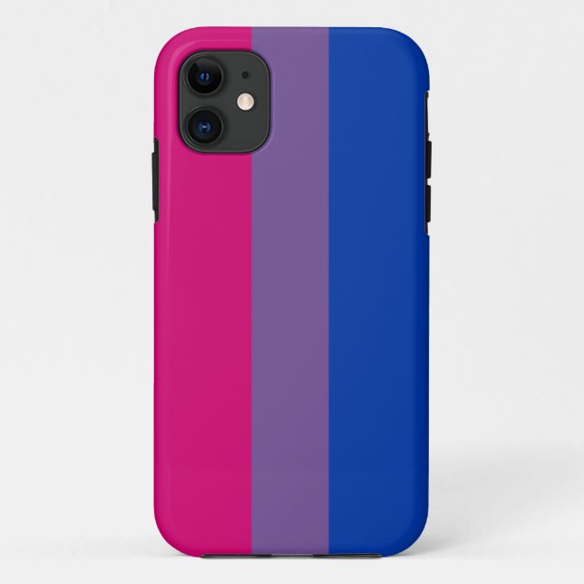 Coques Case-Mate iPhone Drapeau de la fierté bisexuelle (Dos)