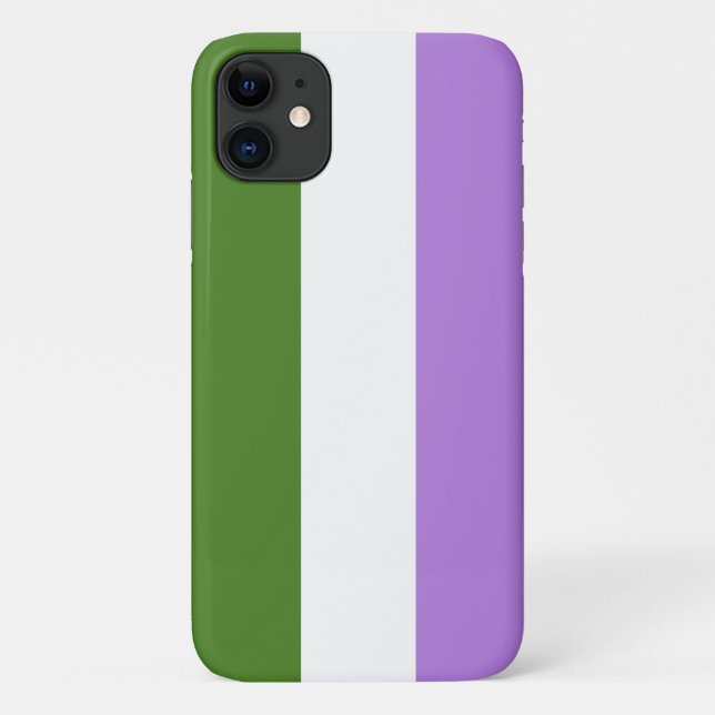Coques Case-Mate iPhone Drapeau de la fierté queer (Dos)