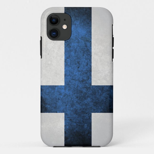 Coques Case-Mate iPhone Drapeau de la Finlande (Dos)