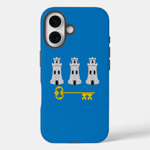 Coque Pour iPhone 16 Drapeau de La Havane, Cuba