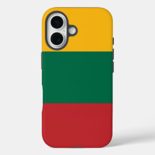 Coque Pour iPhone 16 Drapeau de la Lituanie