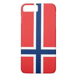 Coque iPhone 7 Plus Drapeau de la Norvège