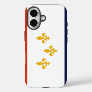 Coque Pour iPhone 16 Drapeau de la Nouvelle-Orléans, Louisiane