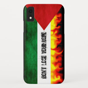 Etui iPhone Case-Mate Drapeau de la Palestine (texte fait sur commande)