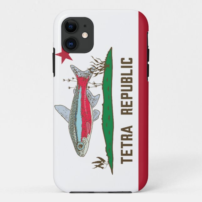 Coques Case-Mate iPhone Drapeau de la République de Tetra (Dos)