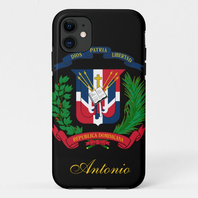 Coques Case-Mate iPhone Drapeau de la République Dominicaine (Dos)