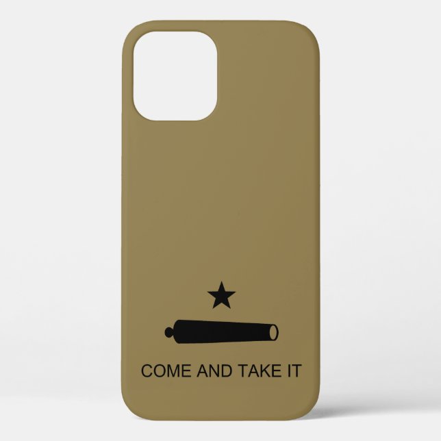 Coques Case-Mate iPhone Drapeau de la révolution du Texas, Milice Texienne (Verso)