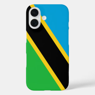 Coque Pour iPhone 16 Drapeau de la Tanzanie