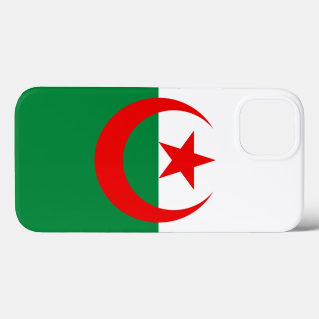 Coques Case-Mate iPhone Drapeau de l'Algérie (Verso (horizontal))