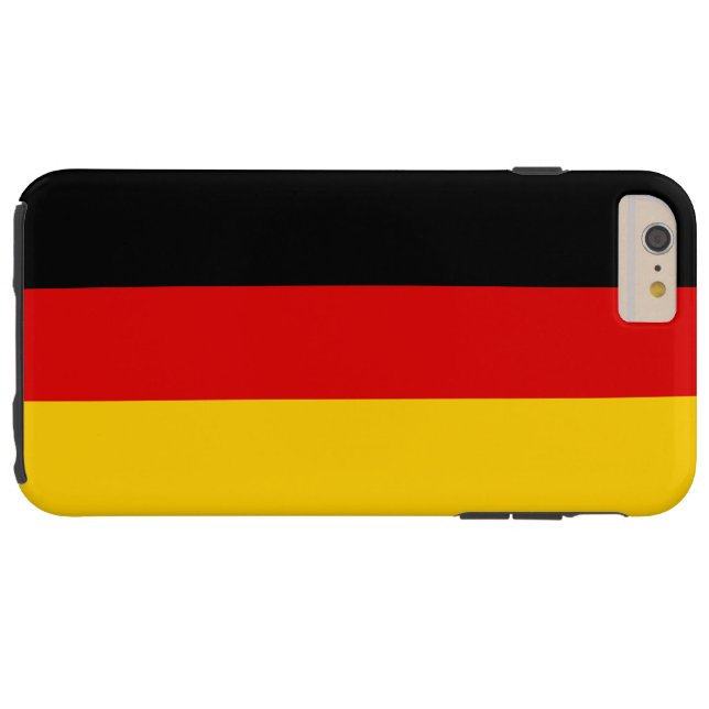 Coques Case-Mate iPhone Drapeau de l'Allemagne (Dos Horizontal)