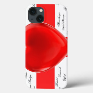 Etui iPhone 13 Drapeau de l'Angleterre du Coeur de St George Patr
