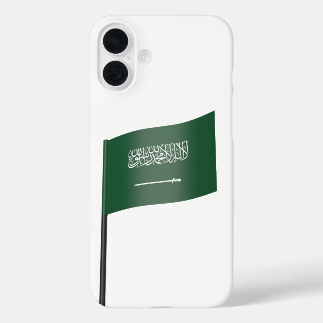Coques Case-Mate iPhone Drapeau de l'Arabie saoudite (Verso)