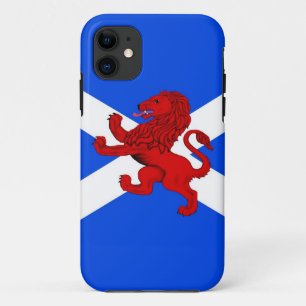 Coque iPhone 11 Drapeau de l'Écosse, lion rampant écossais