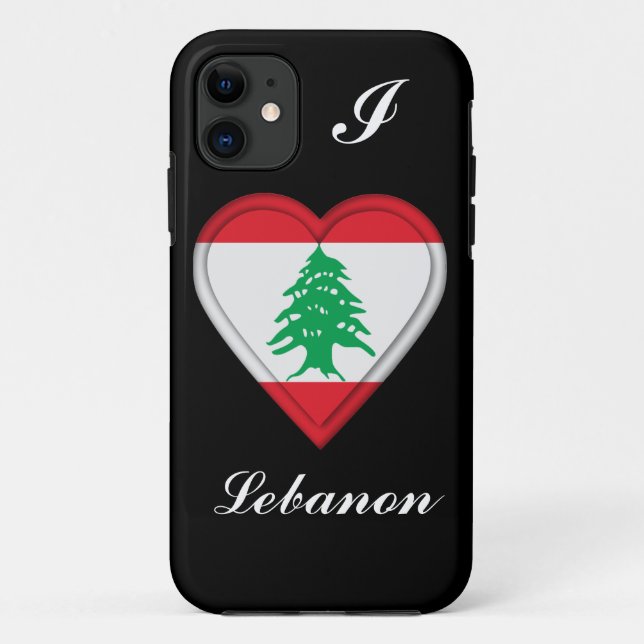 Coques Case-Mate iPhone Drapeau de Libanais du Liban (Dos)