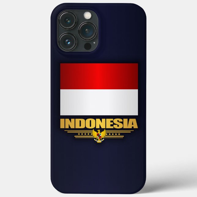 Coques Case-Mate iPhone Drapeau de l'Indonésie (Verso)