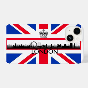 Coques Pour iPhone Drapeau de London Eye Skyline Union Jack