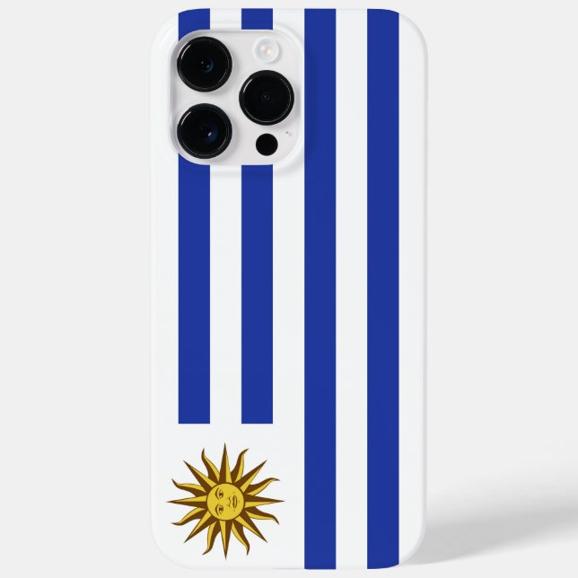 Coques Case-Mate iPhone drapeau de l'Uruguay (Verso)